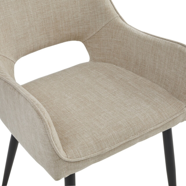 Multifurn 2x eetkamerstoel ray stof beige 3500453 large