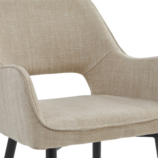 Multifurn 2x eetkamerstoel ray stof beige 3500453 large