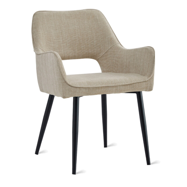 Multifurn 2x eetkamerstoel ray stof beige 3500453 large