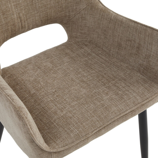 Multifurn 2x eetkamerstoel ray stof taupe 3500445 large