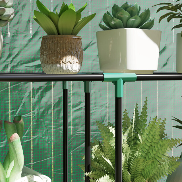 4goodz Foliekas loopkas met 6 planken 40x100x150 cm 3500359 large