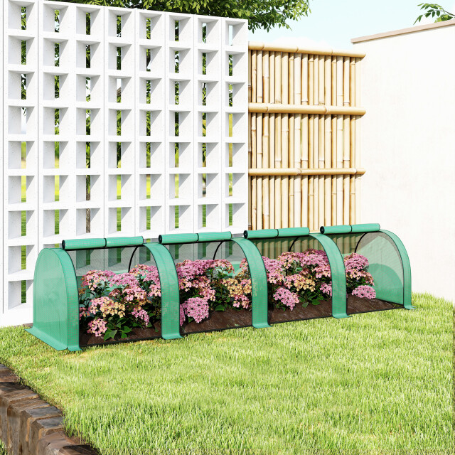 4goodz Kweekkas met raam 395x100x80 cm foliekas 3500357 large