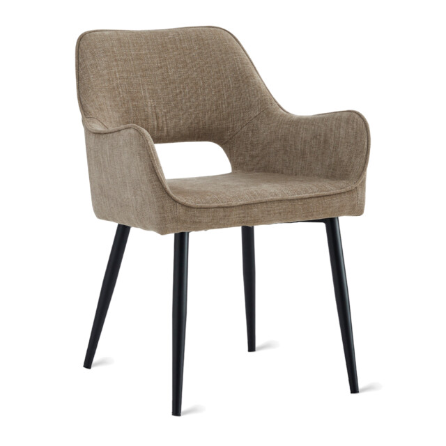 Multifurn 2x eetkamerstoel ray stof taupe 3500445 large