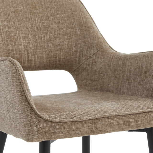 Multifurn 2x eetkamerstoel ray stof taupe 3500445 large