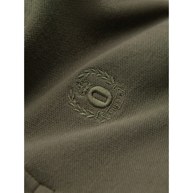 Ombre Italian style poloshirt heren korte mouw donker italianstyle OM-POSB-0100-D-OL-1 large