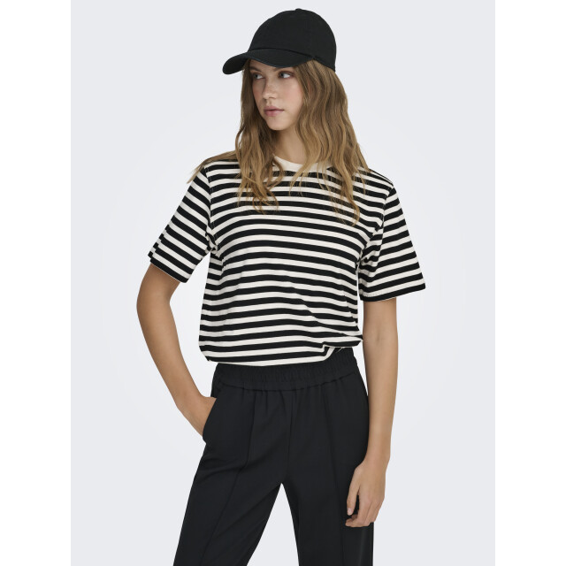Only Onllivina s/s stripe tee jrs 15272227 large