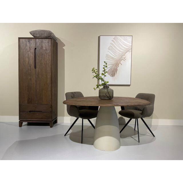 Brix eetkamertafel marron 140 cm - 3186073 large