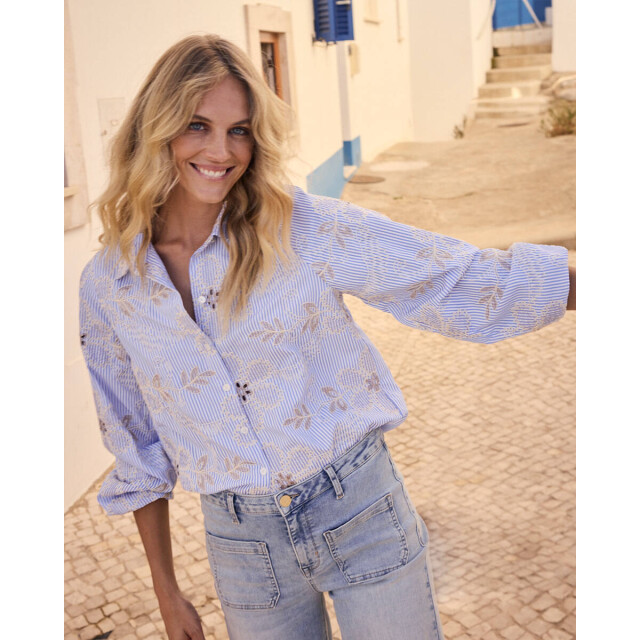 Tramontana Blouse lange mouw c41-19-301 Tramontana Blouse lange mouw C41-19-301 large