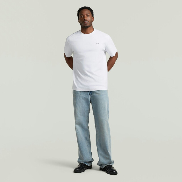 G-Star true regular structured t-shirt d28609-c812 110 white 05011.112.0092 large