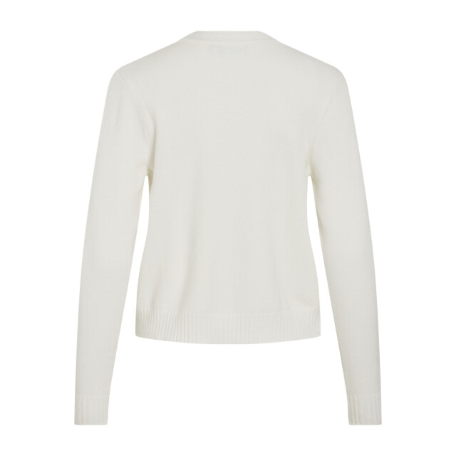 Vila viril short l/s knit cardigan-noos 14060800 white alyssum 06741.100.0011 large