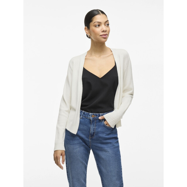Vila viril short l/s knit cardigan-noos 14060800 white alyssum 06741.100.0011 large