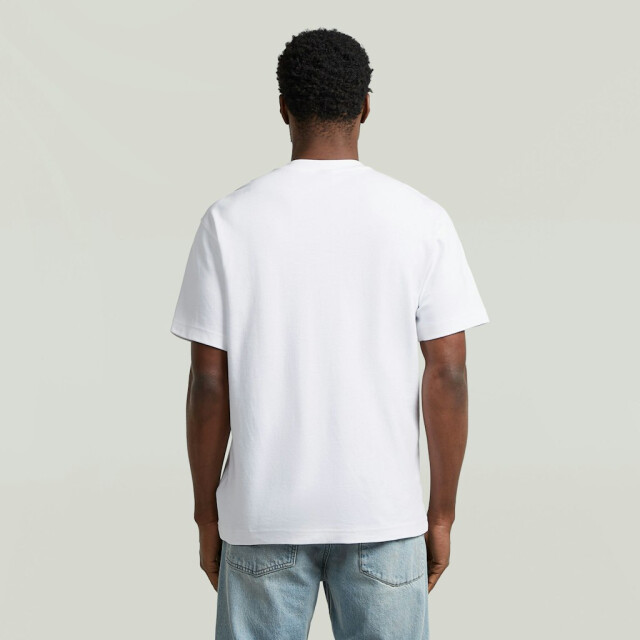 G-Star true regular structured t-shirt d28609-c812 110 white 05011.112.0092 large