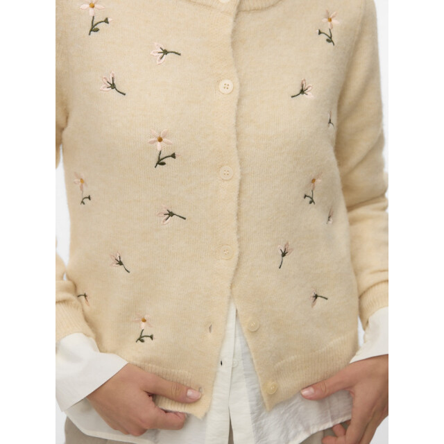 Vero Moda vmfiorella emb ls o-neck short card 10340096 birch 06741.198.0074 large