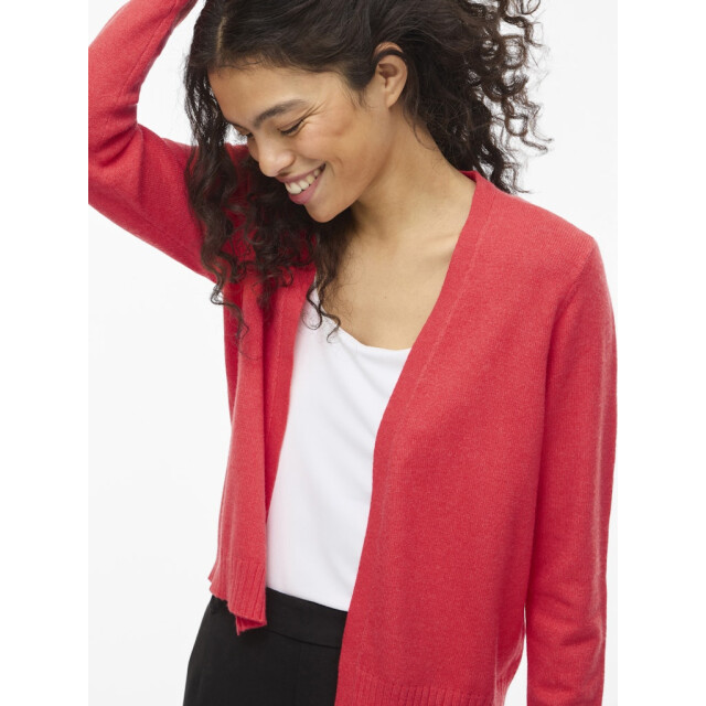Vila viril short l/s knit cardigan-noos 14060800 hibiscus 06741.630.0012 large