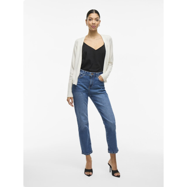 Vila viril short l/s knit cardigan-noos 14060800 white alyssum 06741.100.0011 large