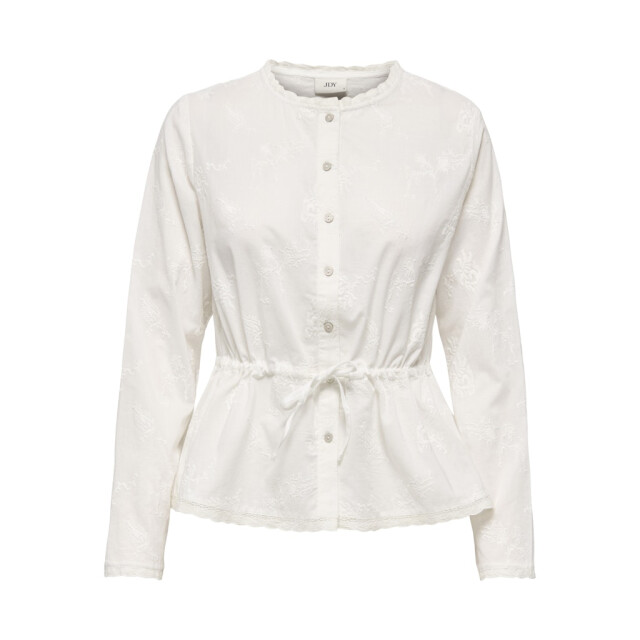 Vero Moda jdymellie l/s emb. string shirt 15370613 cloud dancer 06615.112.0276 large