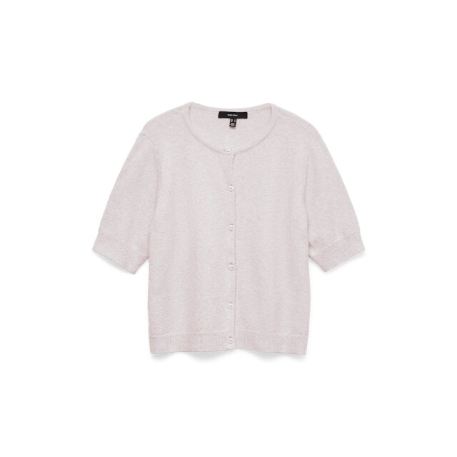 Vero Moda vmdoffy 2/4 o-neck button cardigan 10345011 pink-a-boo 06741.615.0030 large