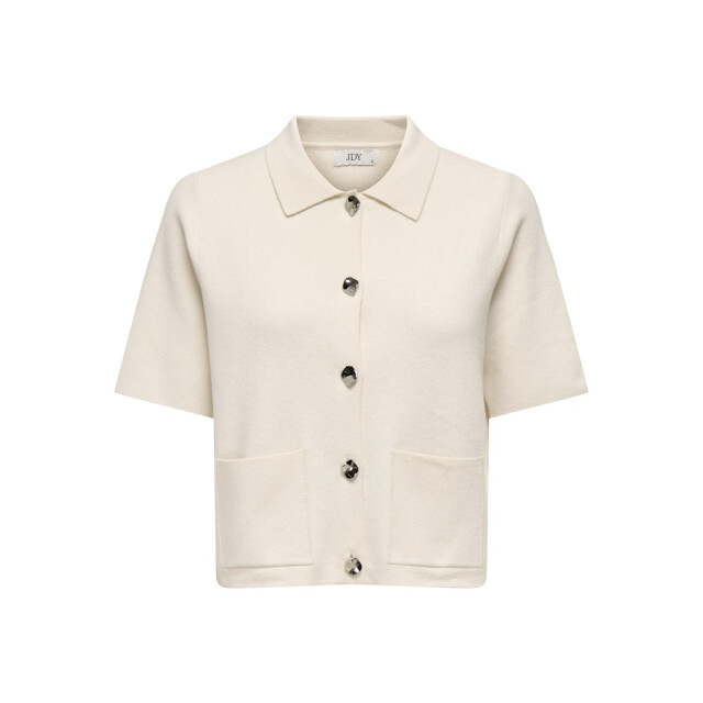 Jacqueline de Yong prime life 2/4 collar cardigan k 15351853 whitecap grey 06741.112.0025 large