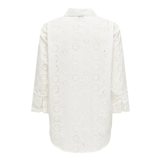 Jacqueline de Yong tallie 3/4 long shirt wvn noos 15292179 broderie anglaise 06615.198.0152 large