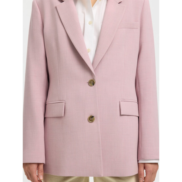 Selected Femme slwrita ls classic blazer mel noos 16094203 bleached mauve 06228.625.0001 large