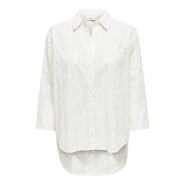 Jacqueline de Yong tallie 3/4 long shirt wvn noos 15292179 broderie anglaise 06615.198.0152 large
