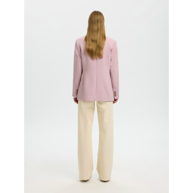 Selected Femme slwrita ls classic blazer mel noos 16094203 bleached mauve 06228.625.0001 large