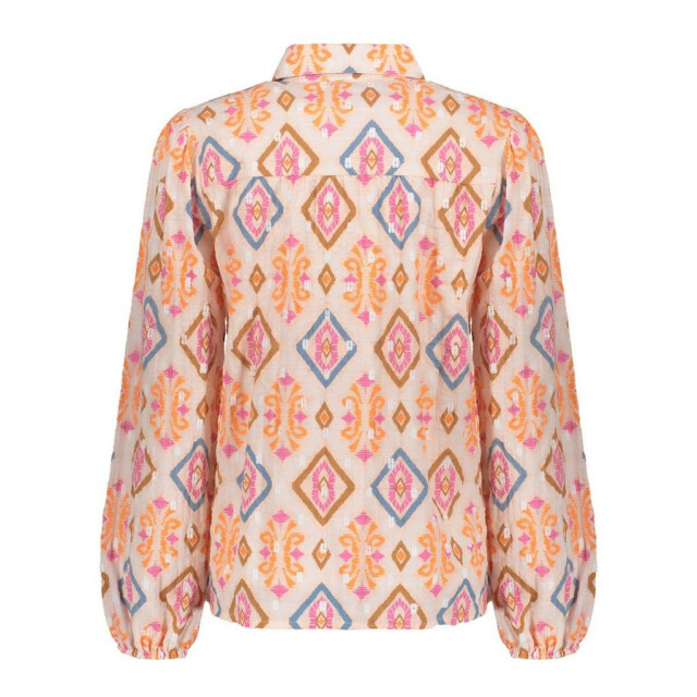 Geisha blouse 63220-20 422 light pink/chambray 06615.622.0002 large