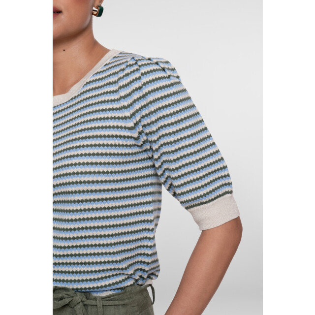 Geisha Pull stripe lrx ecru dessin 4219.08.0042 large