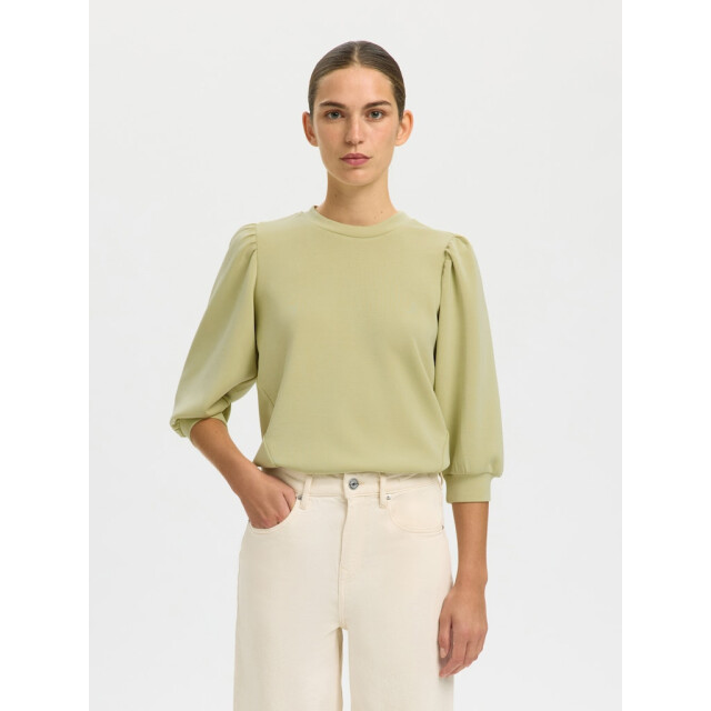 Selected Femme slftenny 3/4 sweat top noos 16082379 lint 06721.310.0002 large