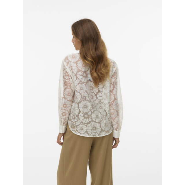 Vero Moda vmkova ls shirt wvn 10340599 cloud dancer 06615.198.0140 large