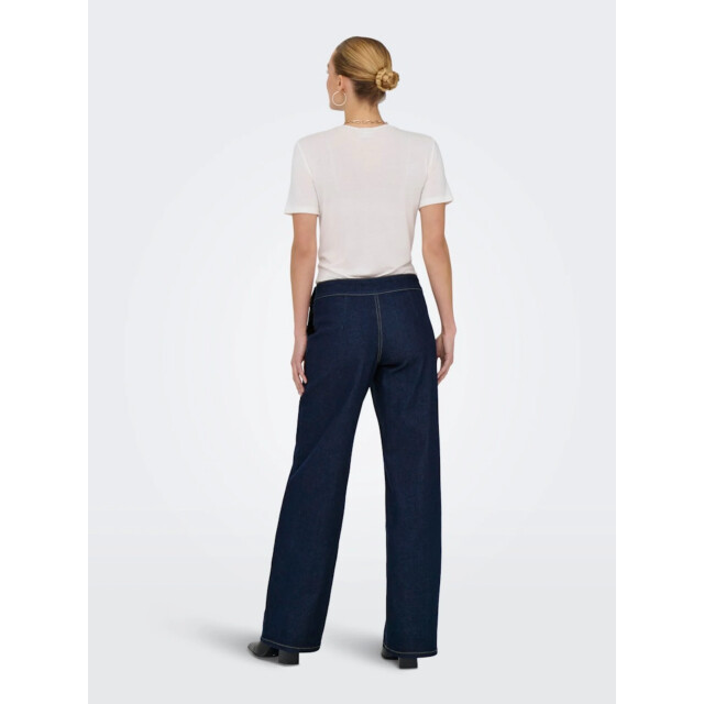 Jacqueline de Yong Lizzie midwaist button wide jeans 15361400 large