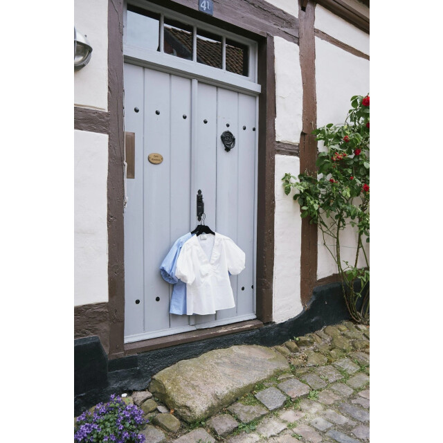 Neo Noir irina poplin blouse 162219 120 white 06613.100.0011 large