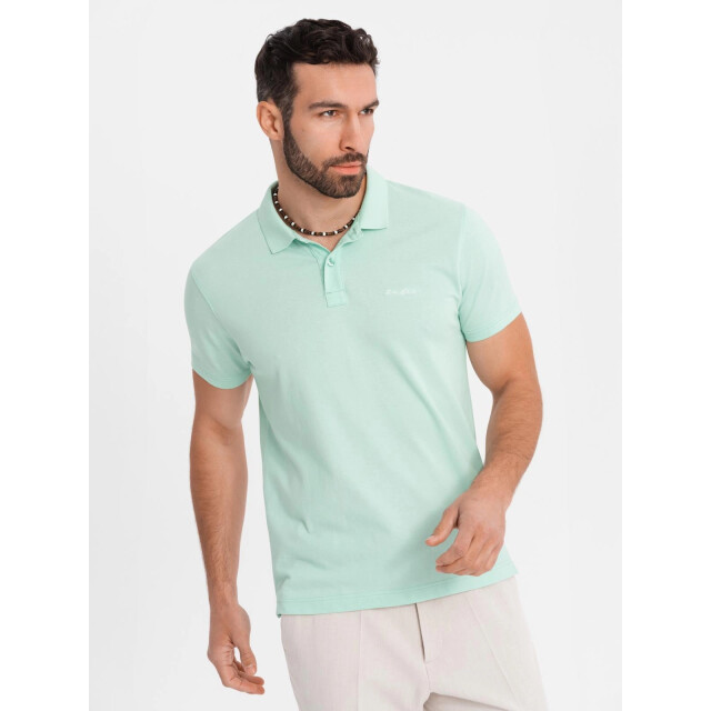 Ombre Italian style ravello heren poloshirt mint style-italie OM-0103-3-1 large