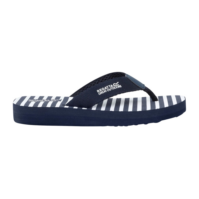 Regatta Dames catarina teenslippers UTRG4268_navywhitestripe large