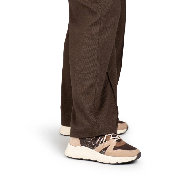 Poelman Posh by sneaker beige brown lage sneakers dames C18582X9PSH48 large