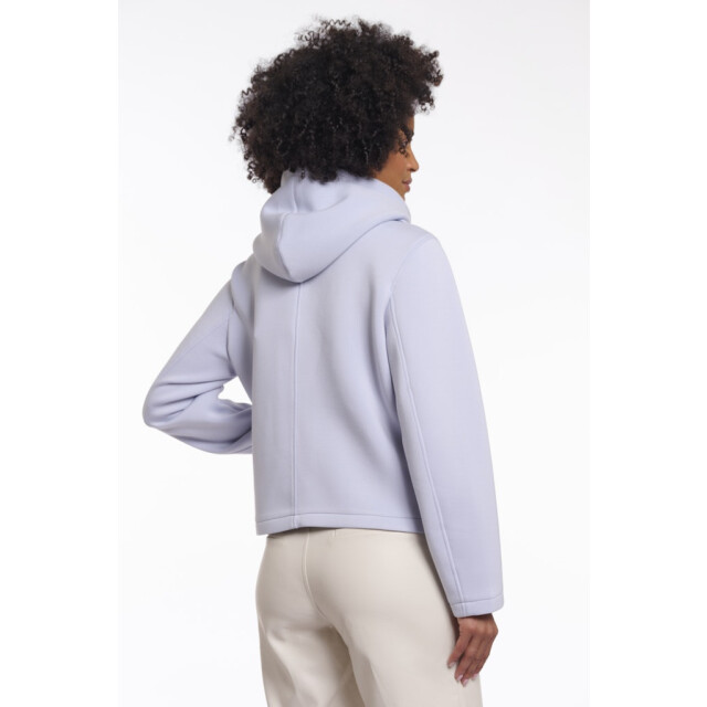 Rino & Pelle Double breasted jacket with detachable hood collar licht 4279.31.0015 large