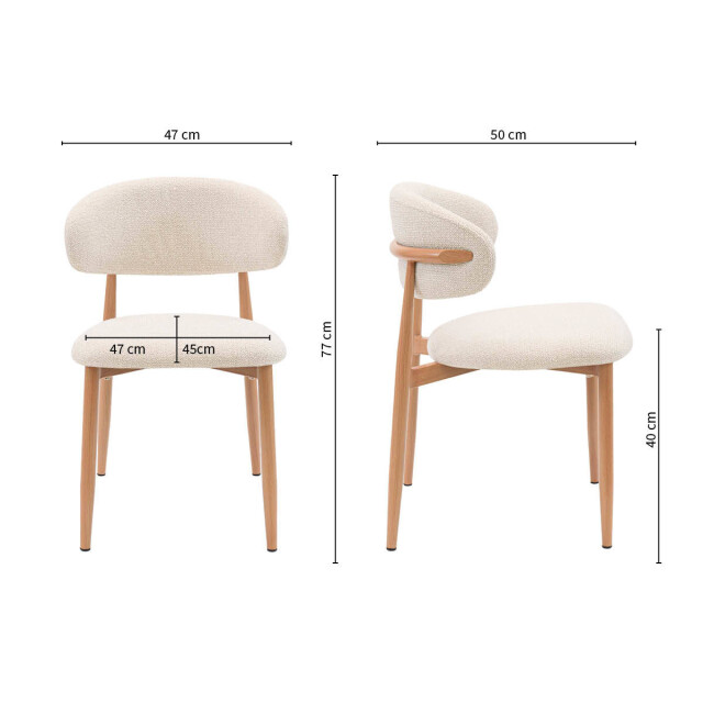 Kick Collection Kick eetkamerstoel yuka - 3502448 large