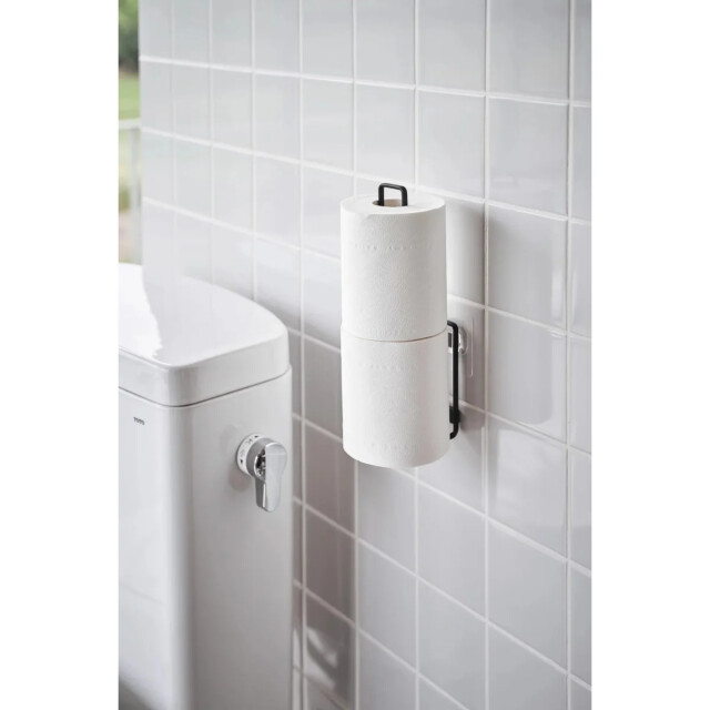 Yamazaki Porte papier toilettes avec ventouse h25 cm 3502537 large