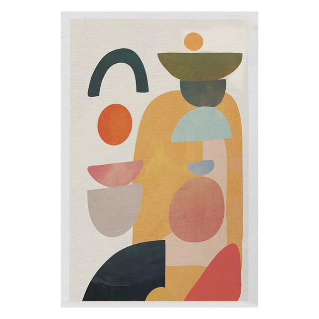 CaliCosy Vloerkleed rechthoekig ecru met geometrische motieven woopamuk 3245587 large