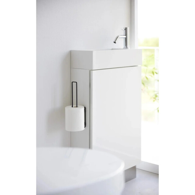 Yamazaki Porte papier toilettes avec ventouse h25 cm 3502537 large