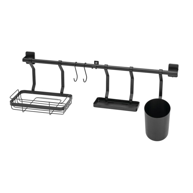 CaliCosy Keukengereihouder met 2 haken en houders voor planten en kruiden 2936554 large