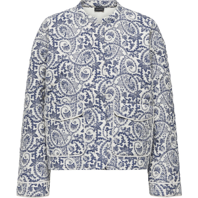 Only Onlhallie quilted jacket otw noos cloud dancer/blu 15328523-177922001 large