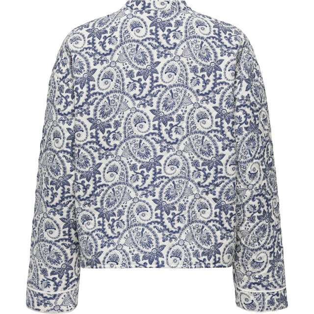 Only Onlhallie quilted jacket otw noos cloud dancer/blu 15328523-177922001 large