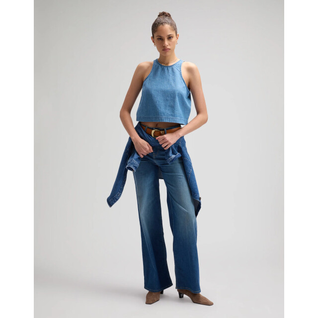 Lee Stella dames wide leg jeans blue arrow Lee Stella 112376785 BlueArrow large