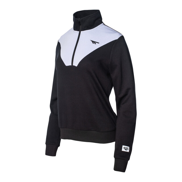 Hi-Tec Dames hibni quarter zip training top UTIG5701_blackviolet large