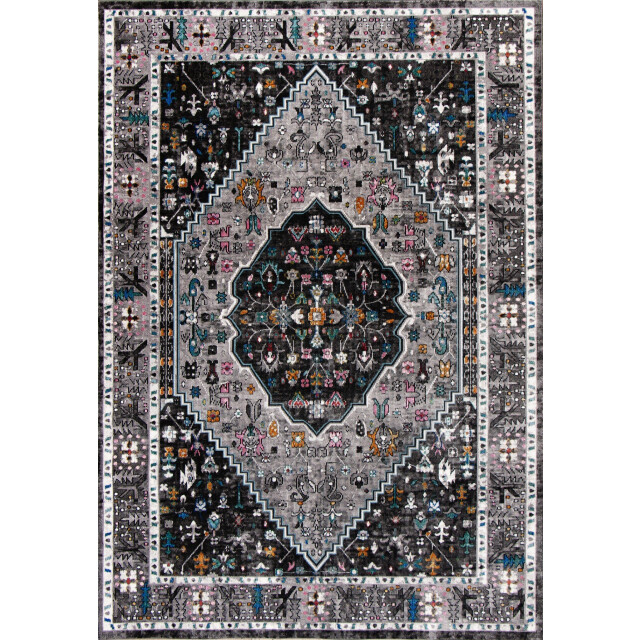 Muratap Picasso paloma vintage vloerkleed - laagpolig- 200x200 cm vierkant 3437646 large