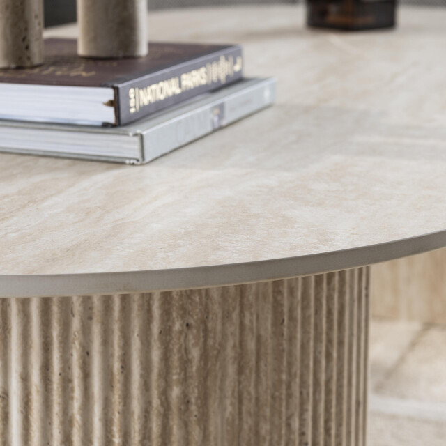 Hoyz salontafel romano arch 135cm keramiek travertin 3491416 large