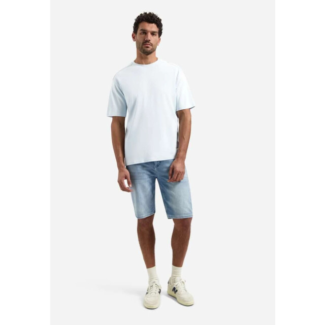 No Excess T-shirt crewneck solid heavy interl sky 31340261SN-134 large