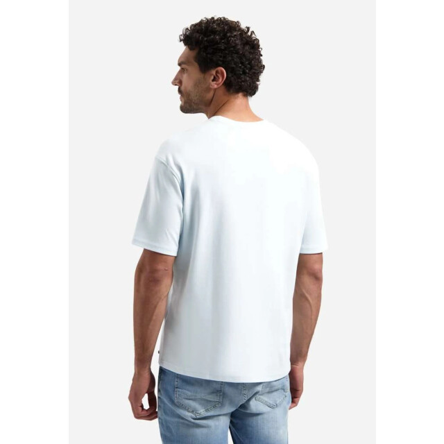 No Excess T-shirt crewneck solid heavy interl sky 31340261SN-134 large