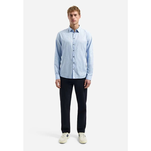 No Excess Shirt allover jacquard blue 31430147-030 large